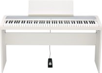 88-Key Digital Piano With Audio & MIDI USB, White With Stand
