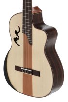 Café Cortado Indian Rosewood 4/4 Cutaway Electric/Acoustic Guitar, Satin
