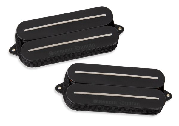Black Winter Rail 7-String Pickup Set, Black
