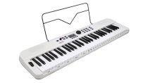 61-Key Portable Keyboard with 700 Tones, White
