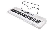 61-Key Portable Keyboard with 700 Tones, White