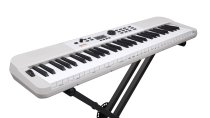 61-Key Portable Keyboard with 700 Tones, White