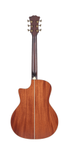 Excel Gramercy Acoustic / Electric Guitar, Natural Mahogany