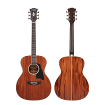 Excel Tammany Acoustic / Electric Guitar, Natural Mahogany