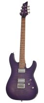 C-1 Standard Plus Electric Guitar, Transparent Purple Burst