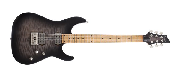C-1 Standard Plus Electric Guitar, Transparent Black Burst