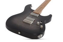 C-1 Standard Plus Electric Guitar, Transparent Black Burst