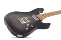 C-1 Standard Plus Electric Guitar, Transparent Black Burst