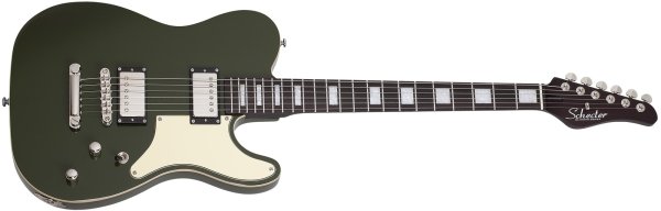 Jack Fowler PT Electric Guitar, Drab Green