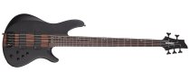 Charles Berthoud CB-5 5-String Electric Bass, See-Thru Black Satin