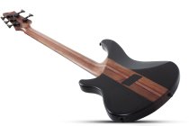Charles Berthoud CB-5 Left-Handed 5-String Electric Bass, See-Thru Black Satin