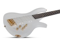 FREEZESICLE-4 4-String Electric Bass, Metallic White