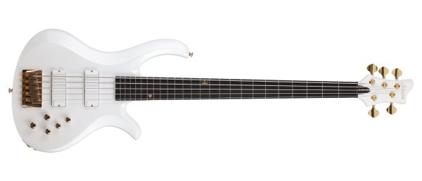 FREEZESICLE-5 5-String Electric Bass, Metallic White