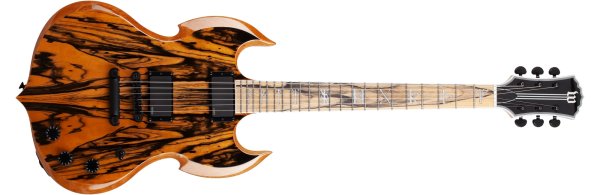 Wylde Audio Barbarian Pale Moon Ebony Electric Guitar, Gloss Natural