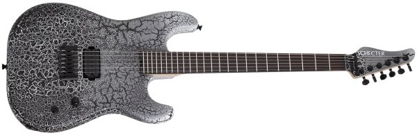 John Browne Zenith USA Signature Electric Guitar with Case, Fracture White