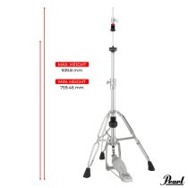 Eliminator Solo Double-Braced Hit Hat Stand w/ HCL-105QR Quick Release Rapid Clutch