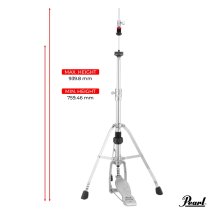 Eliminator Solo Single-Braced Hit Hat Stand w/ HCL-105QR Quick Release Rapid Clutch