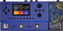 Guitar Multi-Effects Processor with Rechargeable Battery, LED Ambient Light, USB MIDI Control