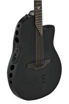 Adamas Melissa Etheridge Signature Mid Cutaway 12-string Electric/ Acoustic Guitar, Black
