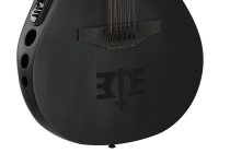 Adamas Melissa Etheridge Signature Mid Cutaway 12-string Electric/ Acoustic Guitar, Black