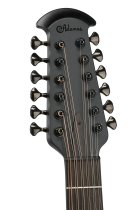 Adamas Melissa Etheridge Signature Mid Cutaway 12-string Electric/ Acoustic Guitar, Black