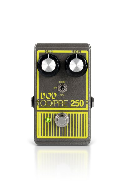 Overdrive/Distortion Guitar Effects Pedal with Gain and Level Knobs, Silicon, Asym, and Lift Modes
