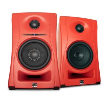 4.5" Ultra Nearfield Monitor System With Bluetooth, Red (Pair)