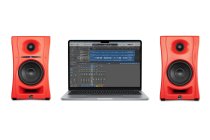 4.5" Ultra Nearfield Monitor System With Bluetooth, Red (Pair)