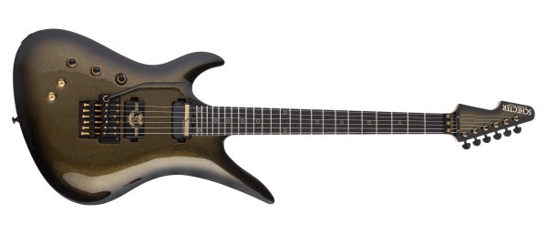 Tempest 50th Anniversary Left-Handed Electric Guitar, Gold Burst