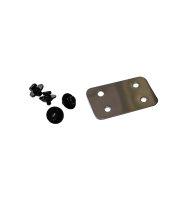 Bass Drum Spurs with Steel Plate & Screws for MDT & RS (Pair)