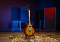 Raven Bolt-On Electric Guitar, Cherry Burst