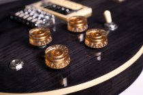 Hawk Neck-Through Electric Guitar, Transparent Black