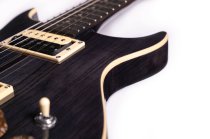 Hawk Neck-Through Electric Guitar, Transparent Black