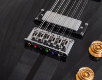 Hawk 12-String Neck-Through Electric Guitar, Transparent Black