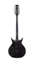 Hawk 12-String Neck-Through Electric Guitar, Transparent Black