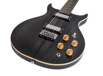 Hawk 12-String Neck-Through Electric Guitar, Transparent Black
