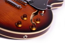 Semi-Hollow Electric Guitar, Tobacco Burst