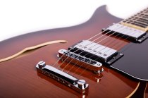 Semi-Hollow Electric Guitar, Tobacco Burst