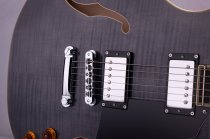 Semi-Hollow Electric Guitar, Transparent Black