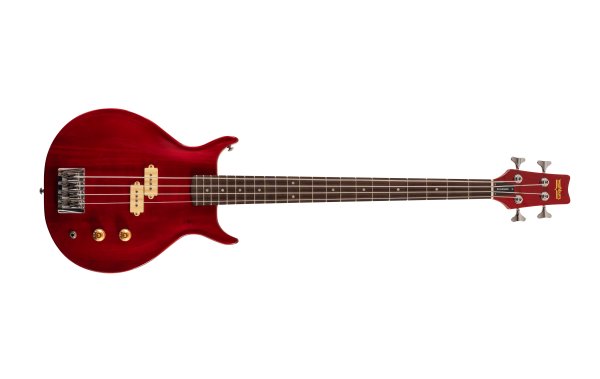 Scavenger Bass Bolt-On Electric Guitar, Red