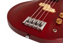 Scavenger Bass Bolt-On Electric Guitar, Red