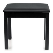 Deluxe Wooden Wooden Piano Bench, Black