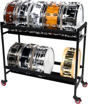 Frameworks Two-Tier Snare Rack with Locking Casters