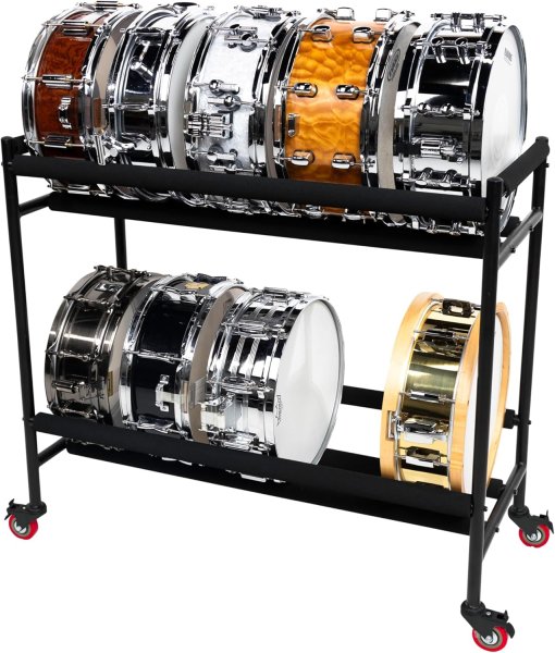 Frameworks Two-Tier Snare Rack with Locking Casters