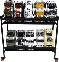 Frameworks Two-Tier Snare Rack with Locking Casters