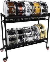 Frameworks Two-Tier Snare Rack with Locking Casters