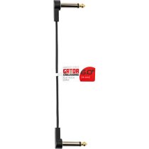 6″ Composer Flat Patch Cable with Right-Angle 1/4″ Male Connectors