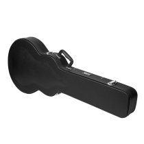Hard Shell Wood Case for 339-Style Guitars with Plush Interior, Black Tolex Exterior, and Lockable Latch