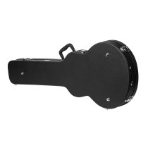Hard Shell Wood Case for 339-Style Guitars with Plush Interior, Black Tolex Exterior, and Lockable Latch