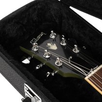 Hard Shell Wood Case for 339-Style Guitars with Plush Interior, Black Tolex Exterior, and Lockable Latch